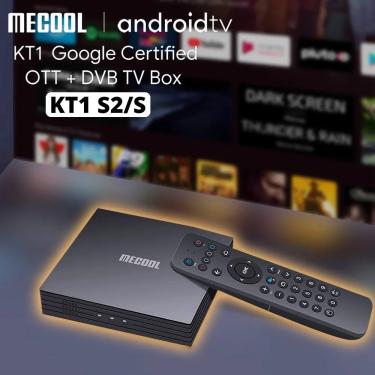 Imagem de Mecool-Set Top Box Inteligente  Caixa de TV Android  Dual WiFi  Media Player  DVB-S2  Mecool KT1