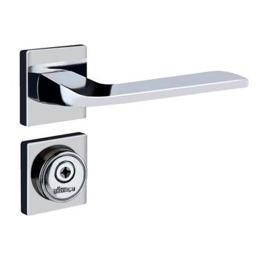 Imagem de fechadura tetra ultra line roseta 55mm cromado alianca