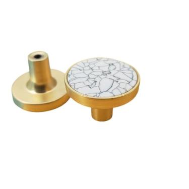 Imagem de Puxadores da cozinha da mobília do armário da gaveta para o botão do armário da porta da gaveta da mobília O botão da cozinha decora o gancho de suspensão da parede, m, mármore branco