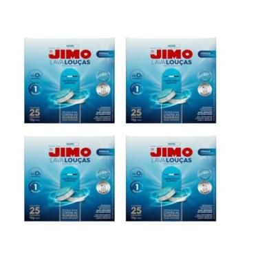 Imagem de Kit 4 Un Jimo Lava Louças Multicamadas com 25 pastilhas de 15g