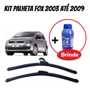Imagem de Kit de 2 Palhetas para Limpador de Parabrisa Dianteiro  para Vw Fox 20