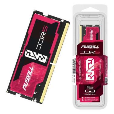 Imagem de Memória RAM DDR5 SODIMM para Laptop - 8GB, 16GB e 32GB (262-pin) - 480