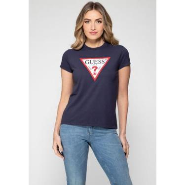 Imagem de Camiseta Logo Desgastado Guess, Pêssego, PP