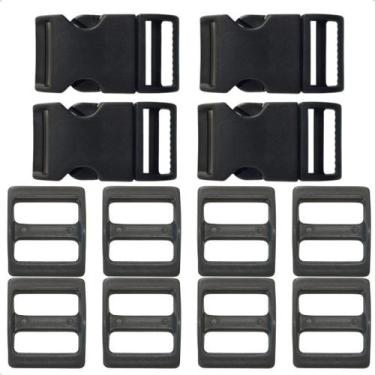 Imagem de 50 Fechos 15mm Engate Rápido 50 Reguladores Malas Bolsas Bag - Magazin