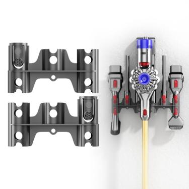 Imagem de Suporte de acessórios compatível com Dyson, suporte de acessórios para estação de ancoragem, organizador de acessórios compatível com aspirador de pó Dyson V15 V12 V7 V11 V8 V10 (pacote com 2)