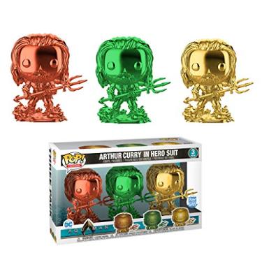 Imagem de Funko Pop Pacote com 3 Heroes 43216 Aquaman