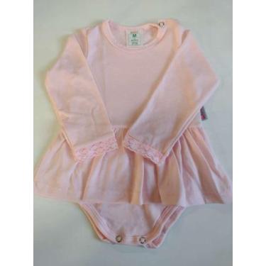 Imagem de Kit body saia e meia calça bebê segunda pele - EGE BABY, Rosa, P
