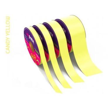 Imagem de Rolo Fita Lisa Candy Amarelo - 20mm x 50m - EmFesta - Bela Industria e