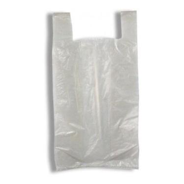 Imagem de Sacolas Plasticas Branca Reciclada Recuperada 70x90 C/ 10 Kg - HIGIPAC