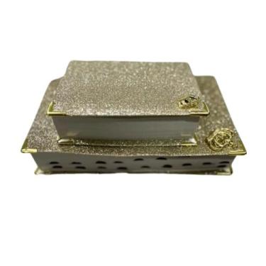 Imagem de Kit bíblia sagrada tal mãe tal filha glitter dourada - Fonte da Vida