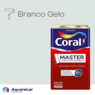 Imagem de Coral Master Fosco 16L, BRANCO GELO