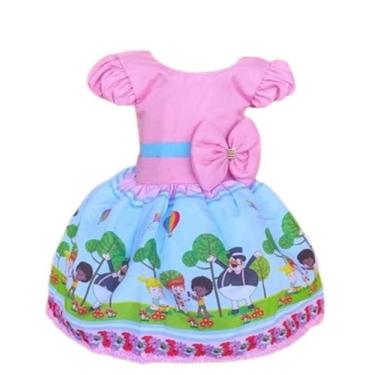 Imagem de Vestido Temático Infantil Festa Mundo Bita - Nalu_kids, 2, Rosa
