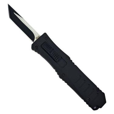 Imagem de Canivete automatico Frontal Mini Preto - Tenda Medieval
