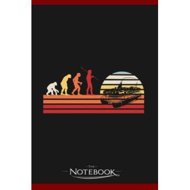 Imagem de Notebook: Vintage Pontooning Lake Boating Retro Pontoon Boat: Notebook Diary| Gift for Family, Friend and Yourself 120 Pages 6 x 9 inches