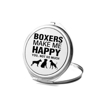 Imagem de Espelho compacto Boxers, presente boxers, espelho fotográfico Make Me Happy, espelho de maquiagem de viagem, espelho pequeno de mão, espelho de bolso portátil, ideia de aniversário (1, redondo)