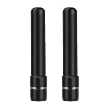 Imagem de Bingfu Antena de rádio amador macho SMA curta banda dupla VHF UHF 136-174MHz 400-470MHz portátil amador portátil bidirecional 2 unidades