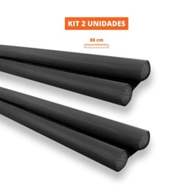 Imagem de Kit 2 Unidades Veda Porta Protetor Rolinho Impermeável Ajustável  80 cm