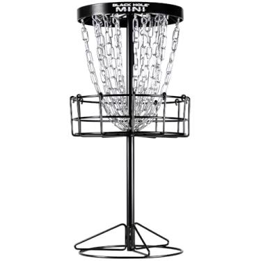 Imagem de MVP Disc Sports Alvo para cesta de golfe Black Hole Mini 24 correntes (mini cesta de 67,3 cm de altura)
