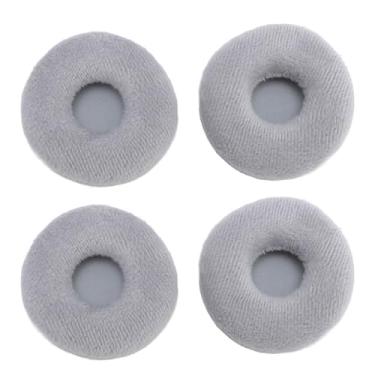 Imagem de Almofadas de Orelha de Substituição de 4 Compacta,Veludo Macio e Almofadas de Ouvido de Espuma,Almofadas de Orelhas Substituição para ES7 ES10 SJ3 SJ5 FC7 FC700 FC707 RE70 ATH
