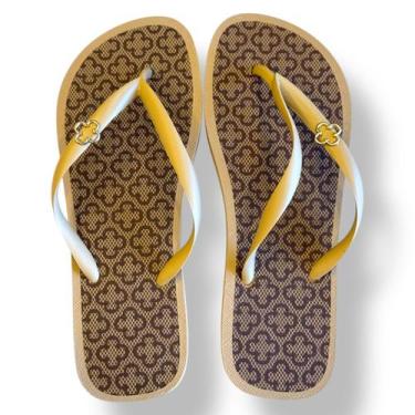 Imagem de Chinelo injetado monograma capodarte 4016738, 39/40, Pecan