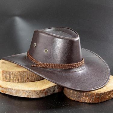 Imagem de Chapéu Masculino Aba Curva Corda Regulável Country Vaquejada - Pampas 