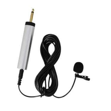Imagem de simhoa Microfone de Microfone do Condensador Microfone Lavalier estável Microfone com clipe para violoncelo de clarinete de piano de guitarra de saxofone