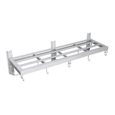 Imagem de Paneleiro Suporte Para Panelas Aço Carbono N02 Grande Branco - Ouro Mi