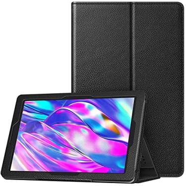 Imagem de Aiprotablet/EHFIDC/WXUNJA/Jikocxn/Colorrom C5 / Tuohaitime K10 Capa para tablet 11 polegadas, capa protetora de couro PU [para crianças], capa fólio para WXUNJA Jikocxn Colorrom C5 (preto)