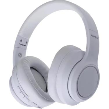 Imagem de Fone de Ouvido Estéreo Sem Fio Headphone Bluetooth - Redução de Ruído e Longa Duração de Bateria com 18 horas de Bateria, Carregamento Rapido, Design Dobrável (Branco)