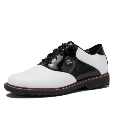 Imagem de Reebok Tênis de golfe unissex adulto Og Pump, Branco/preto, 12 Women/10.5 Men