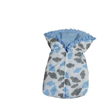 Imagem de Saco de Dormir para Bebê Inverno Estampado Acolchoado com Zíper 100% A