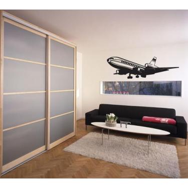 Imagem de Adesivo Decorativo de parede Avião Boing Decoração sala Quarto - Gaude