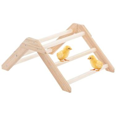 Imagem de Poleiro Para Galinheiro,Suporte De Treino Em Para Pintos - Suporte Multifuncional Para Aves, Papagaios, Hamsters E Pequenos Animais