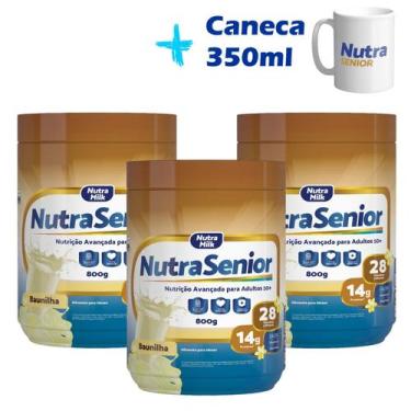 Imagem de 3 Nutra Senior 50+ Rico Em Vitaminas E Mineirais + Presente Exclusivo 