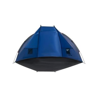 Imagem de ASFANES Tenda de Praia, Tenda de Sombra de Praia para 1 A 2 Pessoas, Fácil Instalação E Cobertura Portátil para Proteção Solar E Sombra de Praia, Cabana de Pesca Ao Ar Livre, Azul Marinho.
