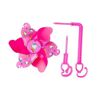 Imagem de menolana Guidão de bicicleta para crianças, acessório de ciclismo, brinquedo leve para meninas, enfeite para crianças, moinho de vento para carrinho