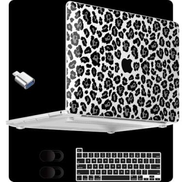 Imagem de MEEgoodo Capa para M2 MacBook Pro de 13 polegadas 2022 2021 2020, capa de cristal serve para modelos A2338 M2/M1 A2251 A2289, capa transparente para laptop de 13,3 polegadas, capa rígida para MacBook