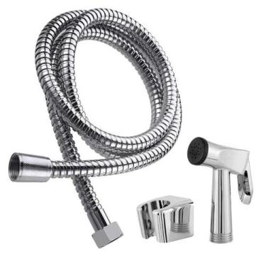 Imagem de Ducha Higiênica Metal (Gatilho + Mangueira 1,20m) - Sem Registro - Cas