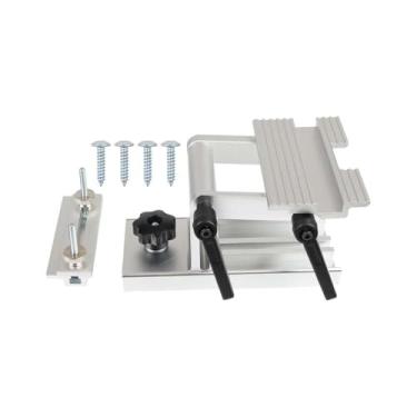 Imagem de Whtkoph Suporte para Ferramenta de Afiação para Esmerilhadeira de de 6 E 8 Polegadas, Substituição Premium, Prática, Fácil de Instalar, Liga de Alumín, prata, Tamanho real