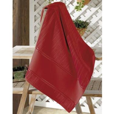 Imagem de Toalha Rosto Velour Artesanalle 0,50 X 0,80 - Dohler, Vermelho, 0,50 x