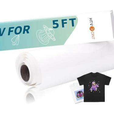 Imagem de HTVRONT Sublimação HTV para tecido escuro/tecido leve - Vinil de sublimação fosco 30,5 cm x 1,5 m - Espaços em branco de sublimação para camisas de sublimação/saco/chapéu/travesseiro..