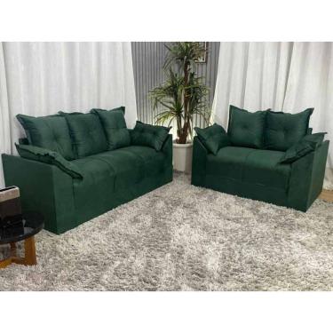 Imagem de Sofá 2 e 3 Lugares Verde 200 Paris