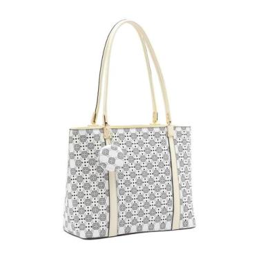 Imagem de Bolsa Feminina de Ombro Chenson CG85024 Original New Cristal, Off whit
