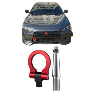 Imagem de Tow Hook Gancho Reboque Mitsubishi Lancer GT HL HLT Vermelho - Estilo 