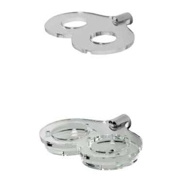 Imagem de IEUDNS Suporte para sabre de luz, gancho para espada, suporte para a maioria dos cabos, vertical, acrílico, de parede para sabre de luz para colecionadores, Claro