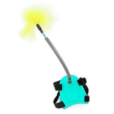 Imagem de Brinquedos para gatos brinquedo de gato azul brinquedo de pelúcia de g