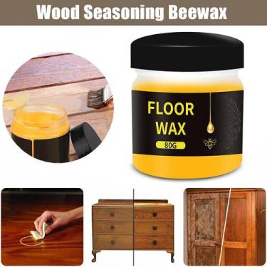 Imagem de Tempero de madeira Cera de abelha Solução completa Cuidados com móveis
