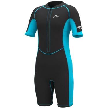 Imagem de Roupa de mergulho Hevto Kids Shorty de 2 mm de neoprene para meninos e