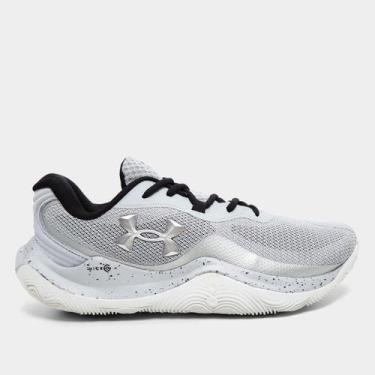 Imagem de Tênis Under Armour Buzzer 2 Masculino, Cinza, Prata, 44
