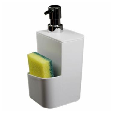 Imagem de Porta Detergente 650ml Dispenser Com Porta Esponja Organizador Para Pi